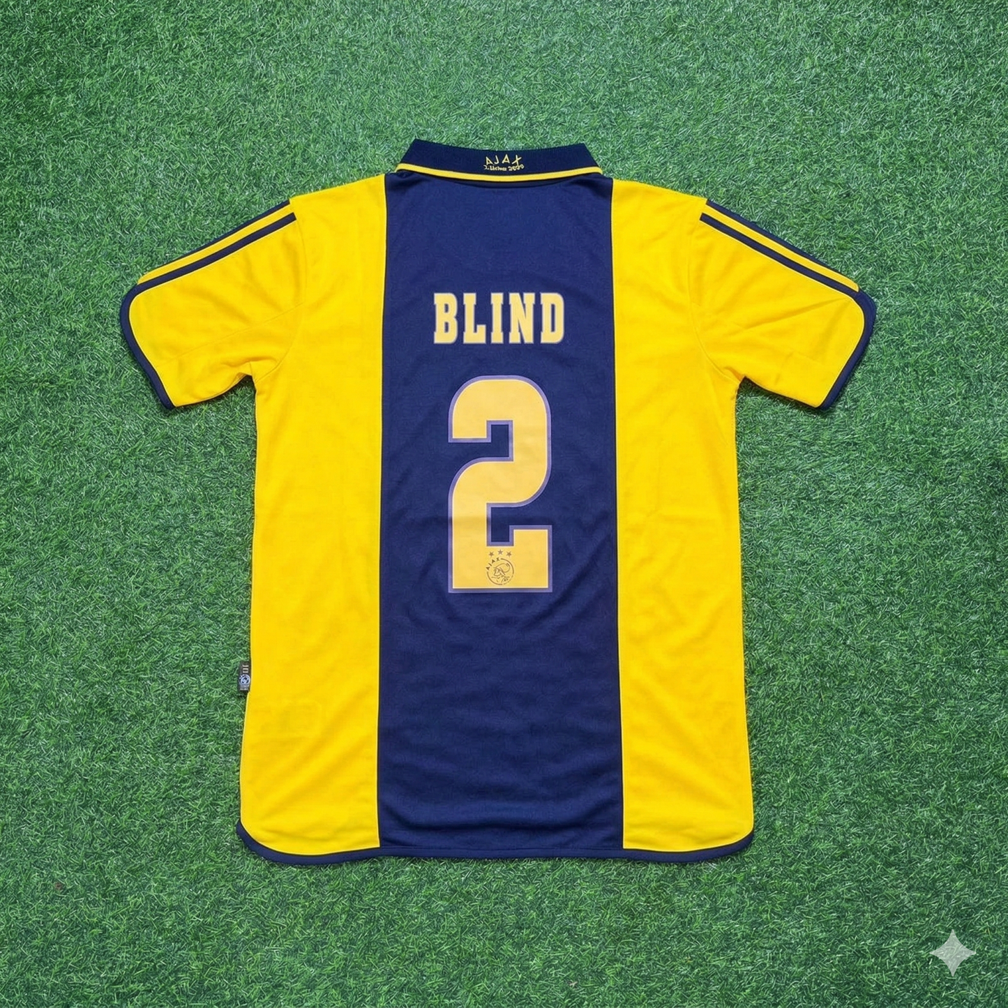 Danny Blind Ajax Retro Yellow Football Jersey
