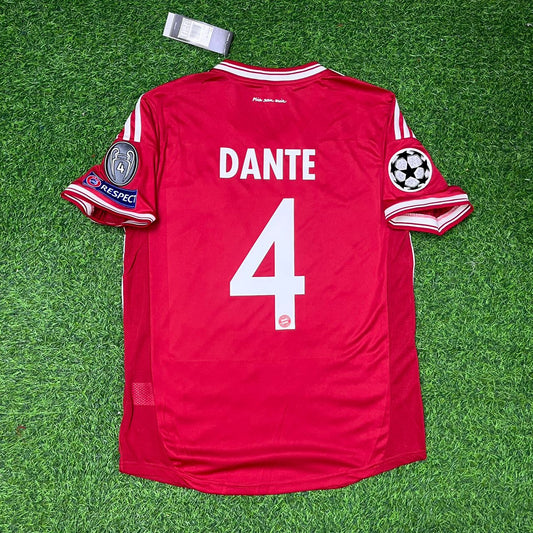 Dante Bayern Munich 2013 Champions League Final Football Jersey