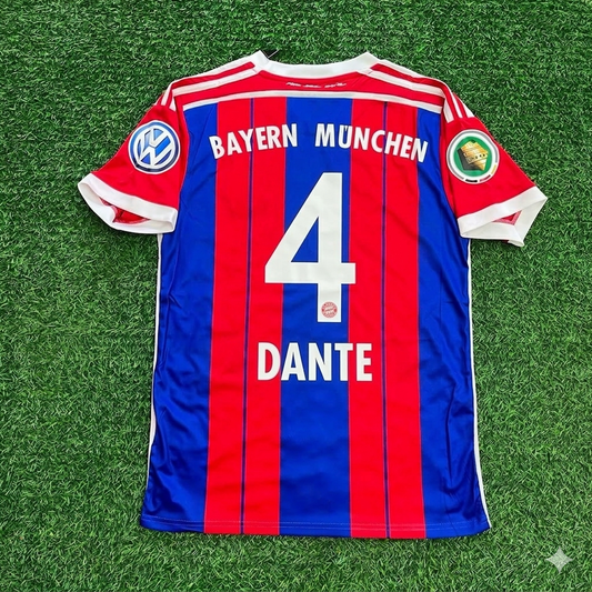 Dante 4- Bayern Munich 2014-2015 Trikot Kit Jersey Soccer Shirt