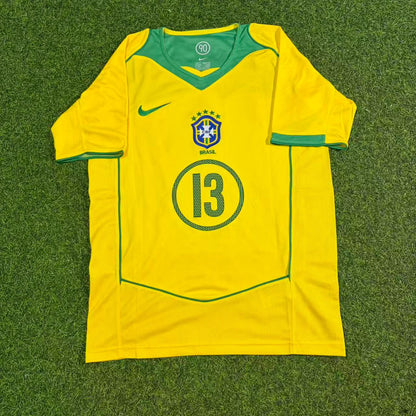 Dante 13– Brazil Retro Kit Jersey – | Trikot | Maillot Soccer Shirt