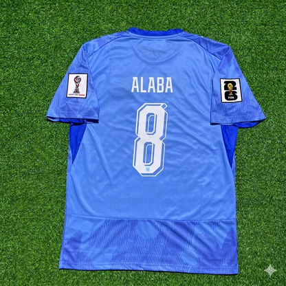 David Alaba 8- Austria 2026 World Cup Kit Jersey Trikot Maillot
