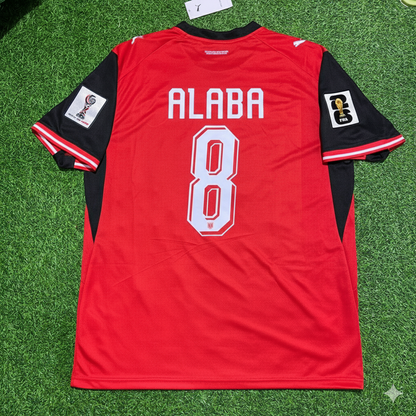 David Alaba 8- Austria 2026 World Cup Kit Jersey Trikot Maillot