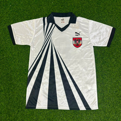 David Alaba Austria White Retro Football Jersey