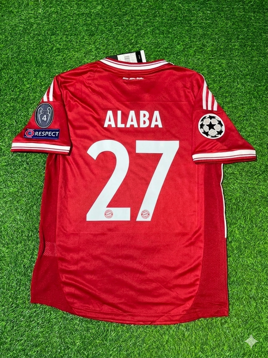 David Alaba 27- Bayern Munich 2013 Champions League Wembley Final Jersey Trikot