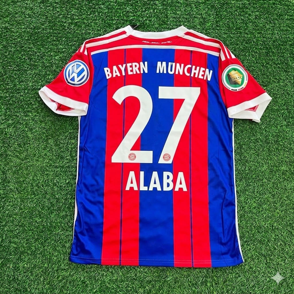 David Alaba 27- Bayern Munich 2014-2015 Trikot Kit Jersey Soccer Shirt