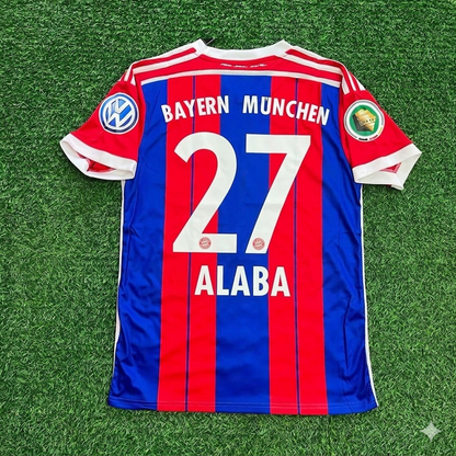 David Alaba 27- Bayern Munich 2014-2015 Trikot Kit Jersey Soccer Shirt