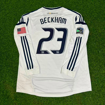 David Beckham 23 - LA Galaxy 2012 MLS Retro Kit Jersey Maillot Trikot Soccer Shirt