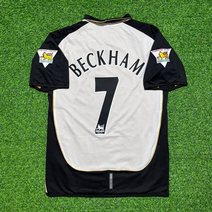 David Beckham #7 Manchester United 2001-2002 Reversible Retro Jersey