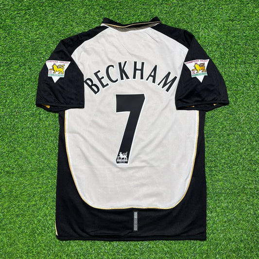 David Beckham #7 Manchester United 2001-2002 Reversible Retro Jersey