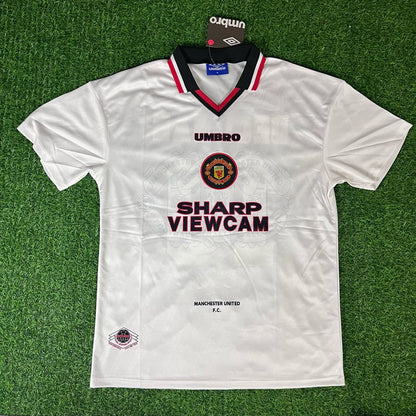 David Beckham #10 – Manchester United 1996/97 White Retro Jersey