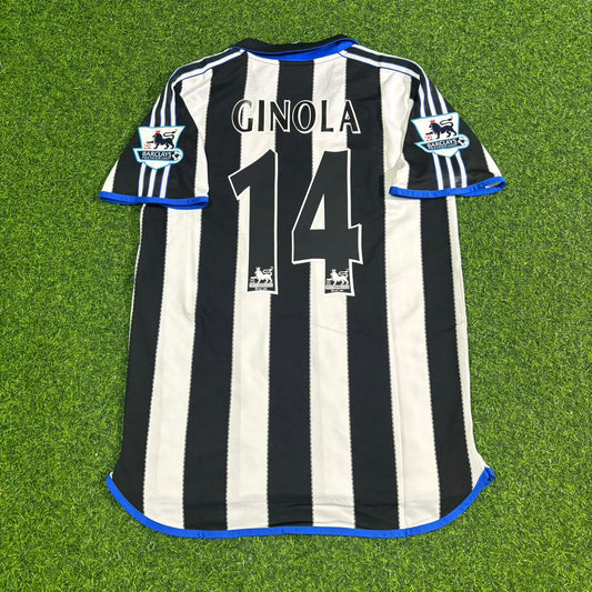 David Ginola #14 Newcastle United Retro Trikot Kit Jersey Soccer Shirt