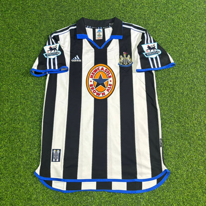 David Ginola #14 Newcastle United Retro Trikot Kit Jersey Soccer Shirt