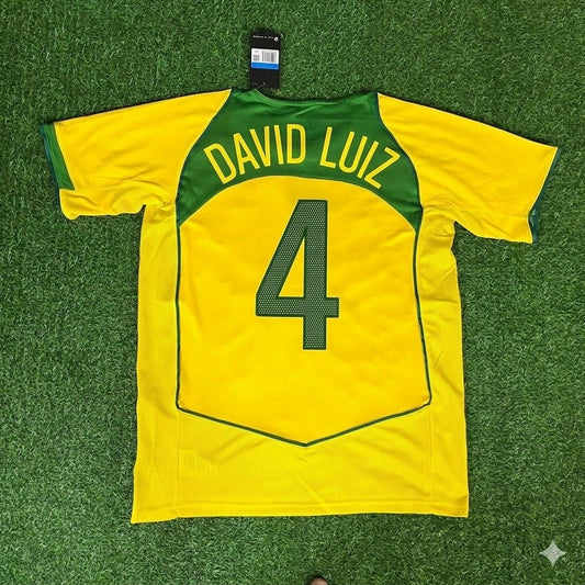 David Luiz 4 – Brasilien Retro Trikot – | Trikot | Maillot Fußballtrikot
