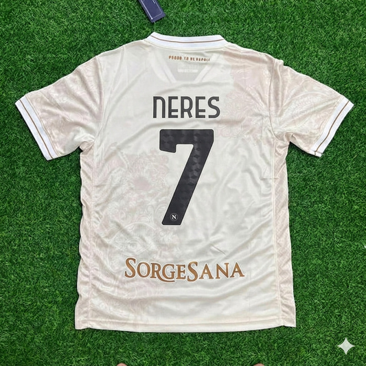 David Neres #7 Napoli New Season Jersey Trikot Maillot Soccer Shirt