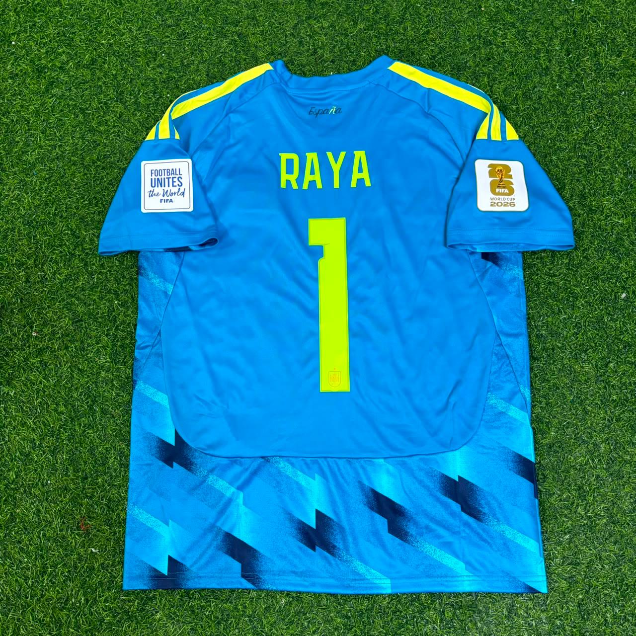 David Raya Spain Goalkeeper 2026 World Cup Blue Special Football Jersey