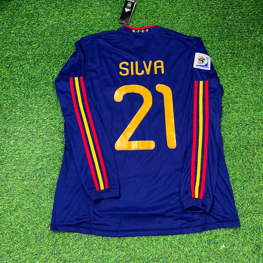 David Silva - Spain 2010 World Cup Final Retro Jersey Trikot