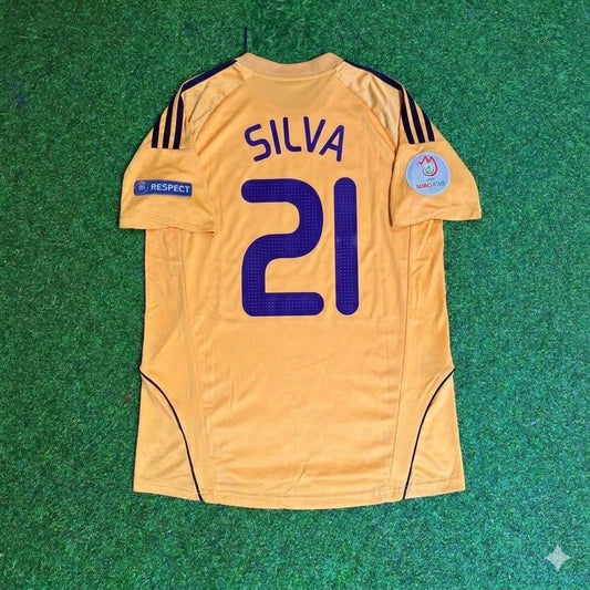 David Silva 21- Spain EURO 2008 Retro Football Jersey