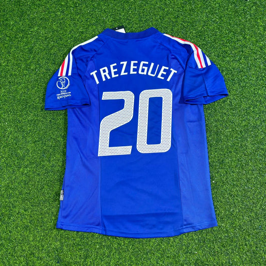 David Trezeguet France 2002 World Cup Retro Football Jersey