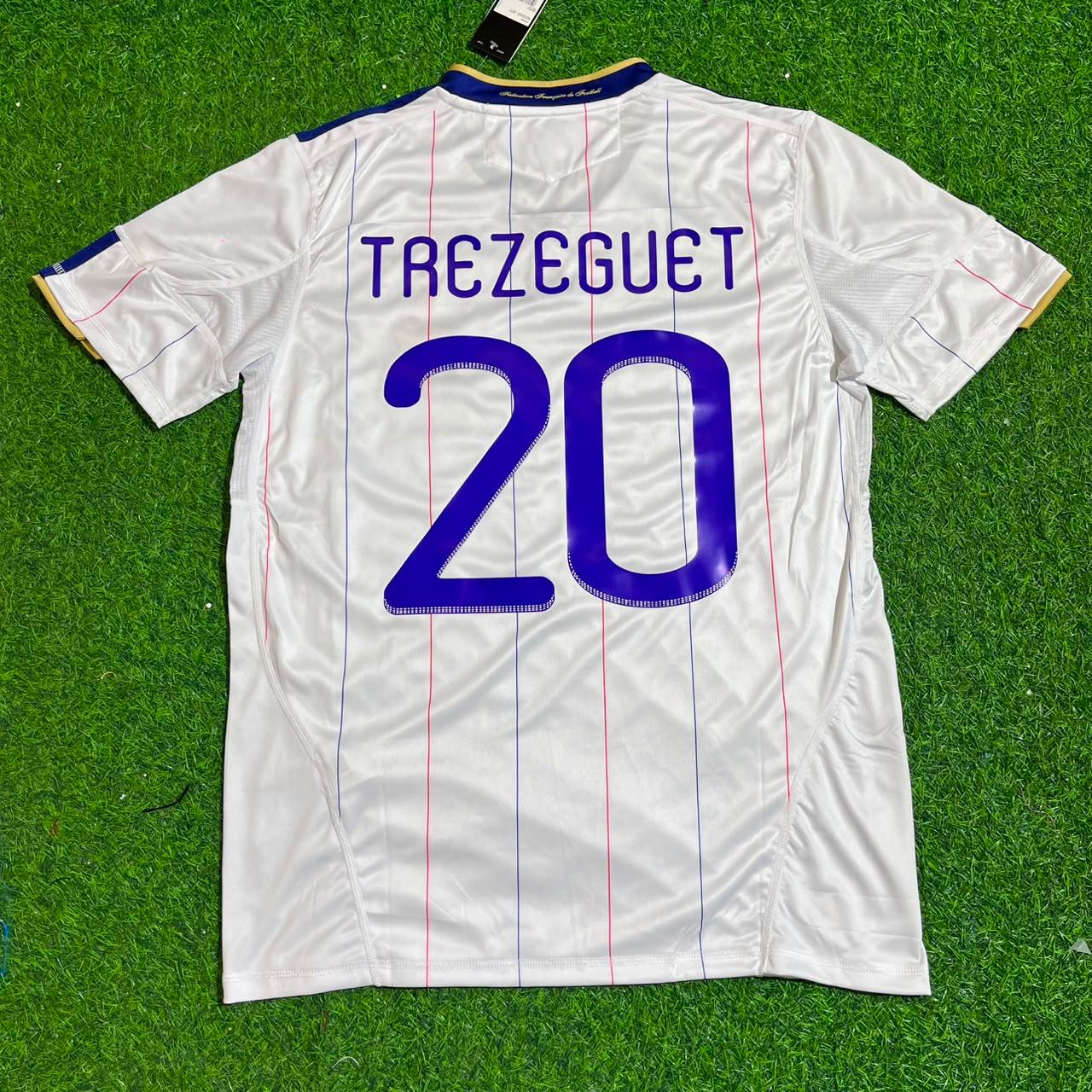 David Trezeguet France EURO 2004 Retro Football Jersey Kit