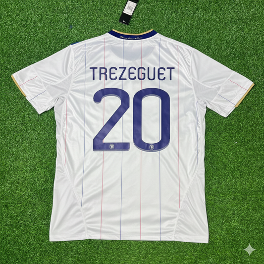 David Trezeguet France EURO 2004 Retro Football Jersey Kit