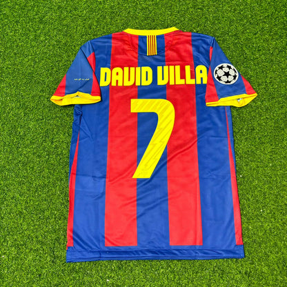 David Villa Barcelona 2010 2011 Jersey Trikot Soccer Shirt