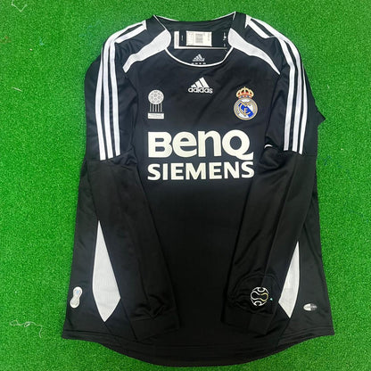 David Beckham Real Madrid 2006-2007 Black Jersey Soccer Shirt