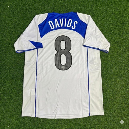 Edgar Davids Inter Milan 2004-2005 Retro White Football Jersey