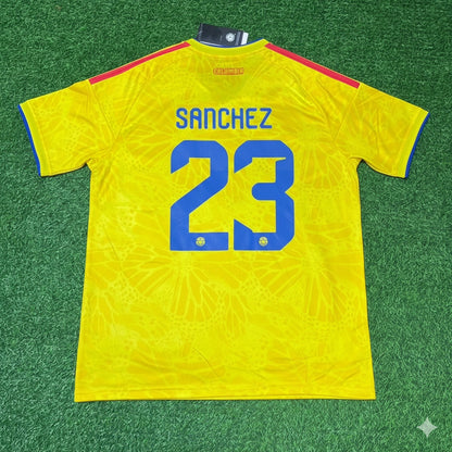 Davinson Sanchez 23- Colombia 2026 World Cup Football Jersey