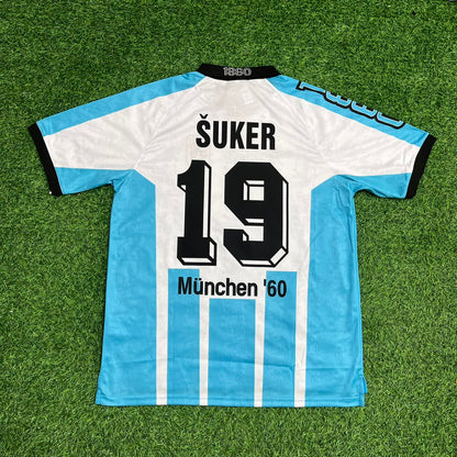 Davor Suker 1860 Munich Retro Football Jersey Kit