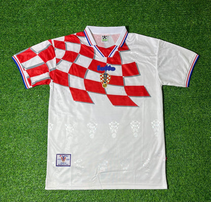 Maillot de football rétro Croatie Coupe du monde 1998