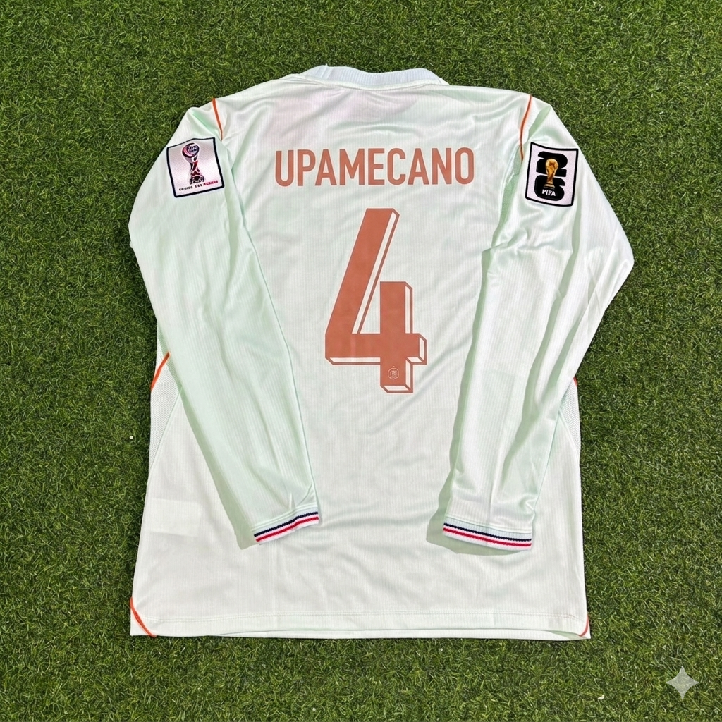 Dayot Upamecano #4 Frankreich 2026 WM Auswärtstrikot Langarm