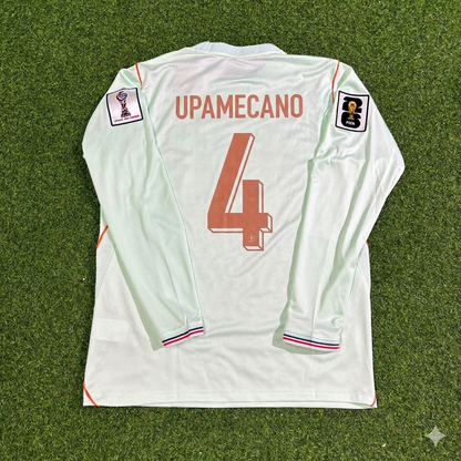 Dayot Upamecano #4 Frankreich 2026 WM Auswärtstrikot Langarm