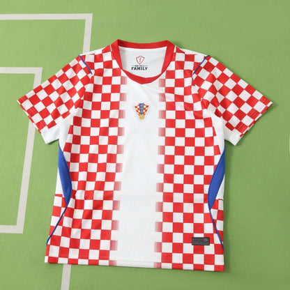 Croatia 2026 World Cup Kids Football White Jersey Kit Trikot Maillot