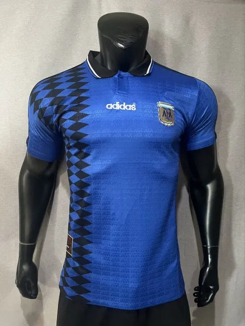 Argentina 1994 Retro Blue Home World Cup Jersey