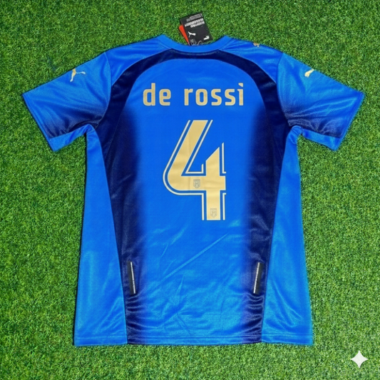 Daniele De Rossi 4 - Italy 2006 World Cup Final Retro Jersey Maillot Trikot Maglia Soccer Shirt