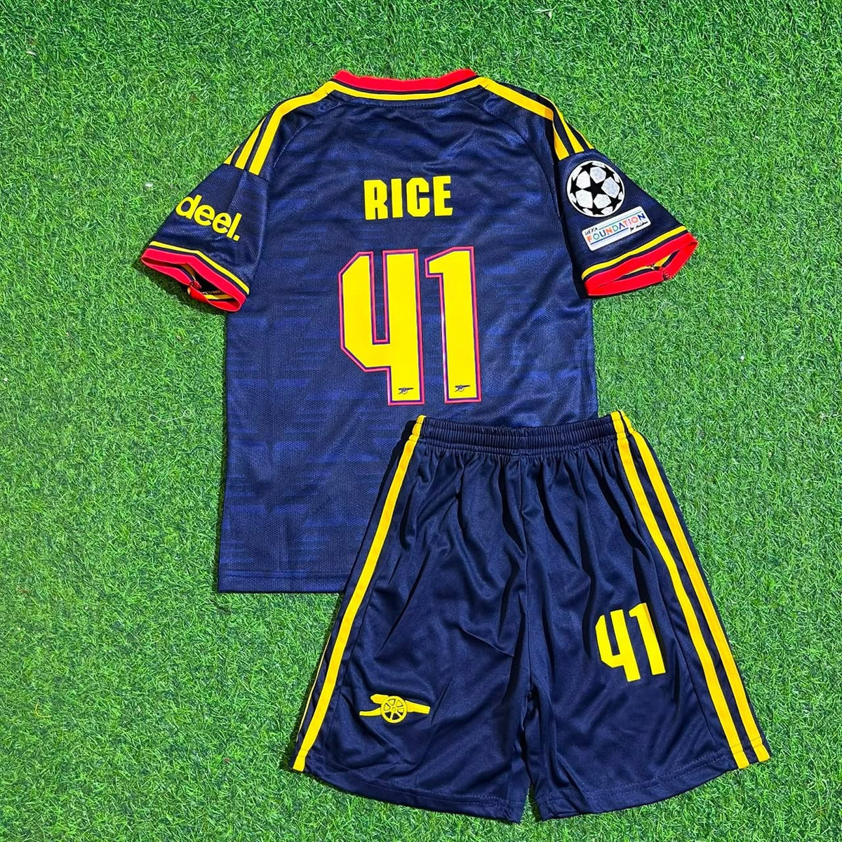 Declan Rice Arsenal Away New Season 2027 Kids Jersey Kit Soccer Trikot Maillot Maglia