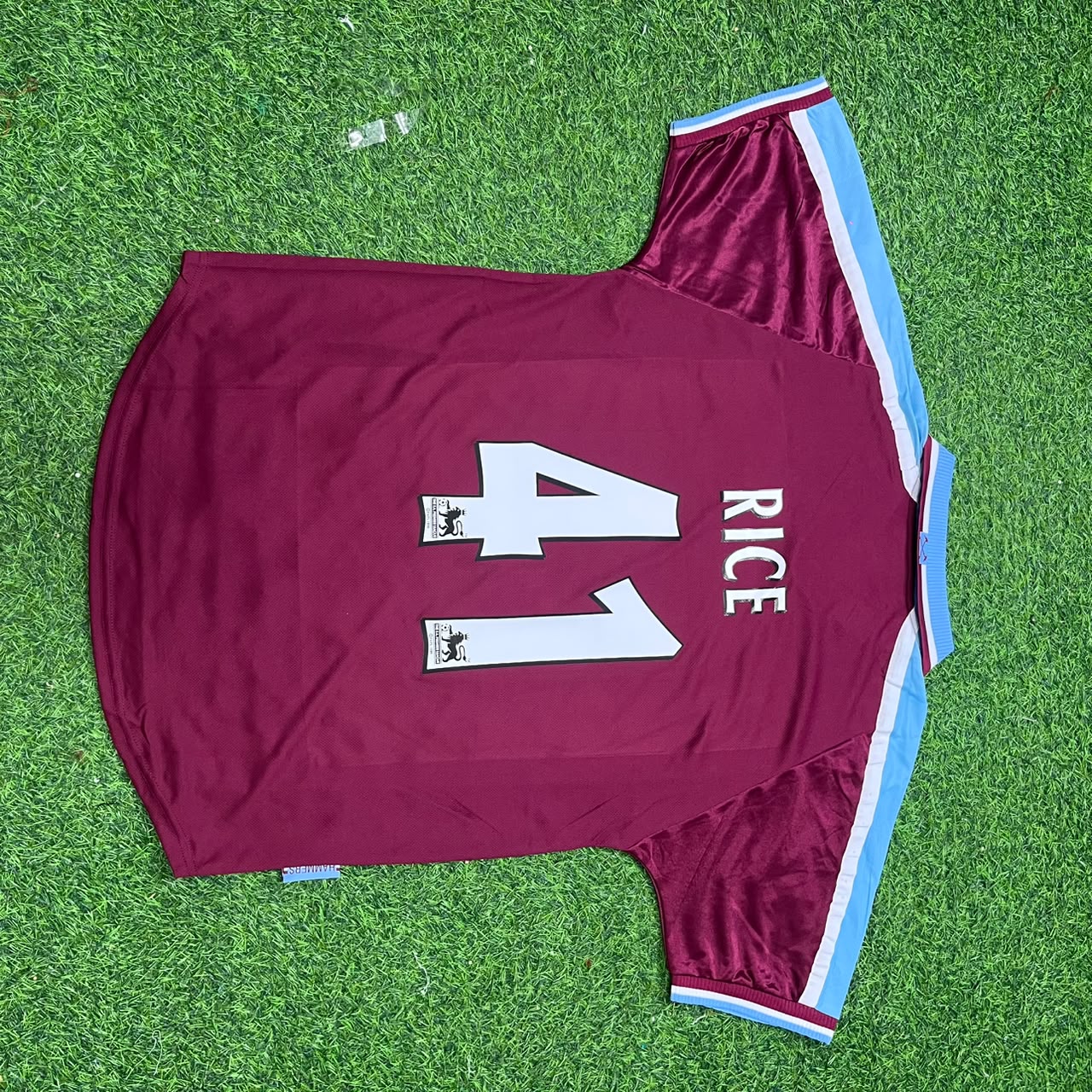 Declan Rice #41 West Ham United Home Retro Football Jersey