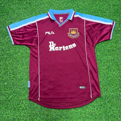 Declan Rice #41 West Ham United Home Retro Football Jersey