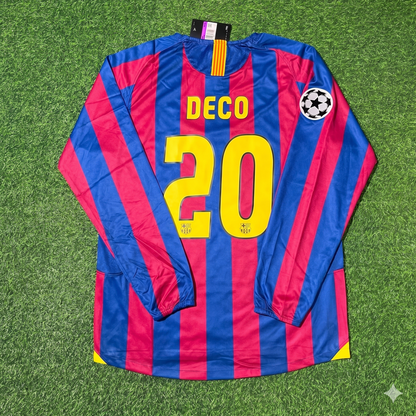 Deco Barcelona 2006 Final Retro Football Jersey