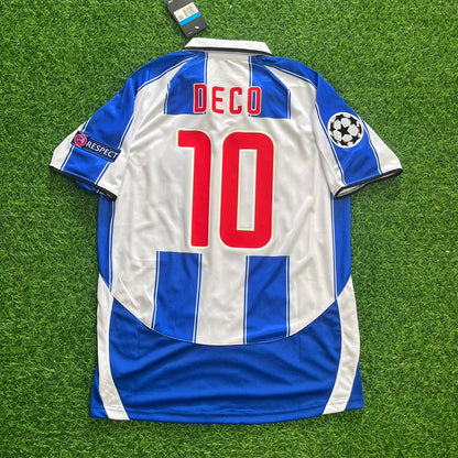 Deco Porto 2003/2004 Retro Football Jersey