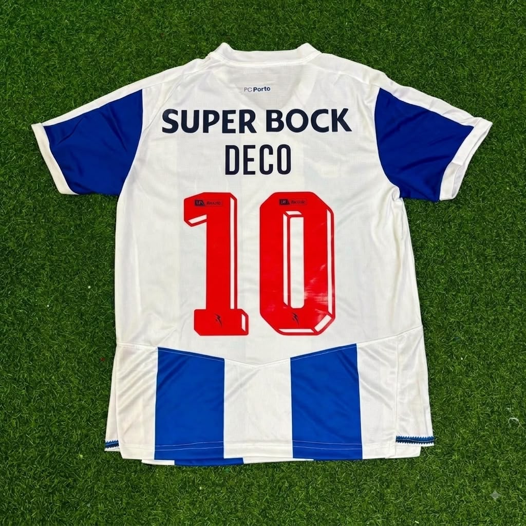Deco #10 - Porto Special Retro Jersey Trikot Maillot Soccer Shirt