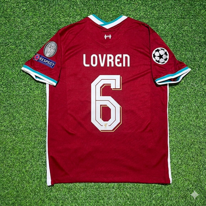 Dejan Lovren 6# Liverpool 2019 2020 Home Retro Football Jersey