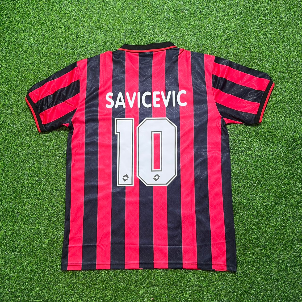 Dejan Savićević AC Milan 1994/1996 Retro Home Football Jersey