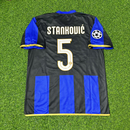Dejan Stanković #5 Inter Mailand 2008-09 Retro Fußballtrikot-Set