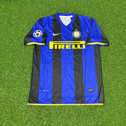 Maillot de football rétro Dejan Stanković #5 Inter Milan 2008-09