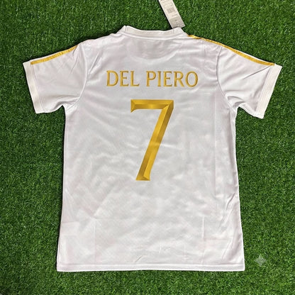 Alessandro Del Piero - Italy White Anniversary Kit Jersey Trikot Maillot Soccer Shirt