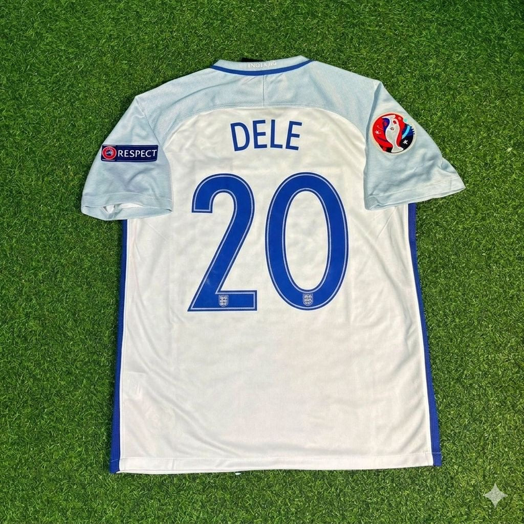 Dele Alli #20 England Euro 2016 Home Retro Jersey