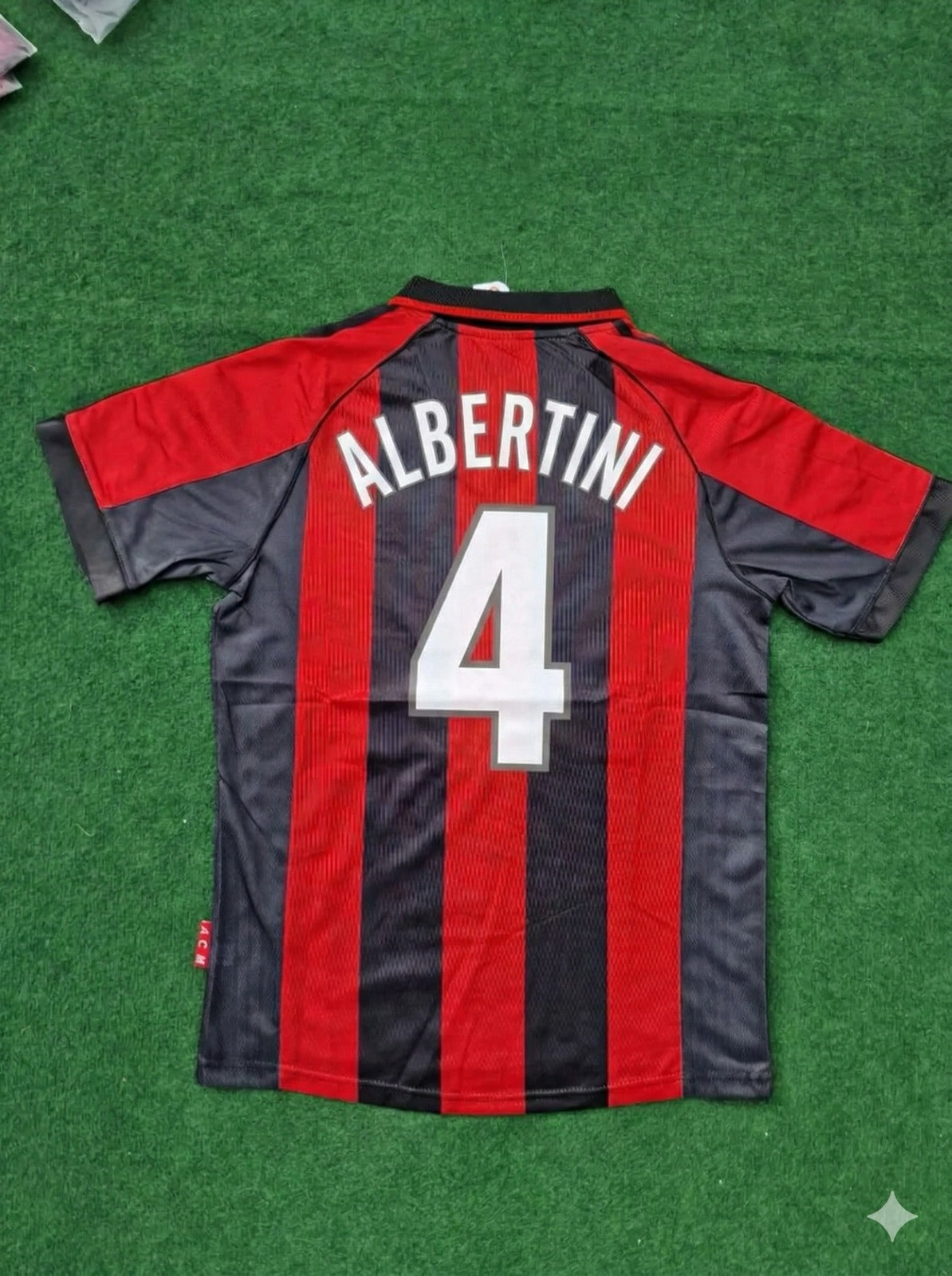 Demetrio Albertini 4- AC Milan 1999 Retro Football Jersey
