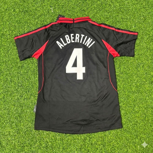 Demetrio Albertini #4 AC Mailand 2000-2001 Auswärts Retro Fußballtrikot