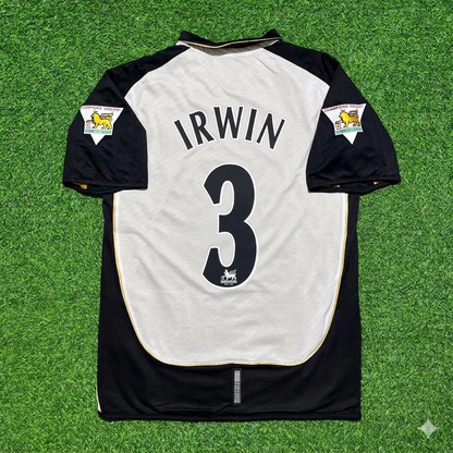 Denis Irwin #3 Manchester United 2001-2002 Reversible Retro Jersey